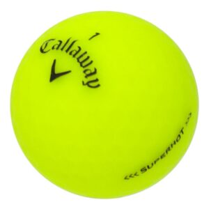 Callaway Superhot Matte Yellow - 1 Dozen