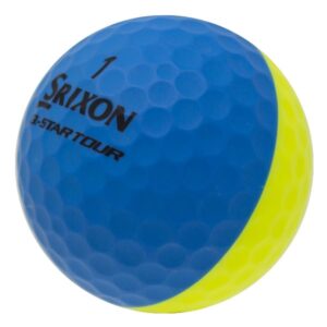 Srixon Q-Star Tour Divide Matte Blue/Yellow - 1 Dozen