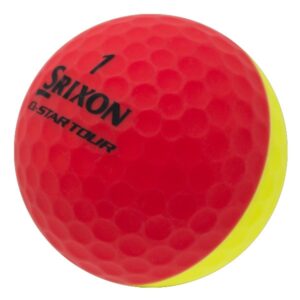 Srixon Q-Star Tour Divide Matte Red/Yellow - 1 Dozen