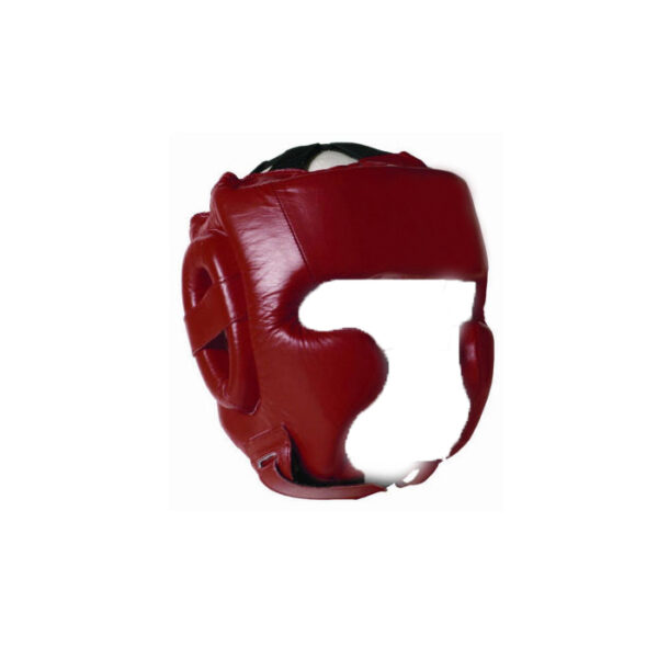 HIGH Quality BROWN Boxing Leather HEAD GUARD