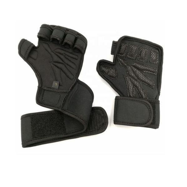 Gym Weight Lifting Gloves Wrist Support Wraps Straps - Image 2